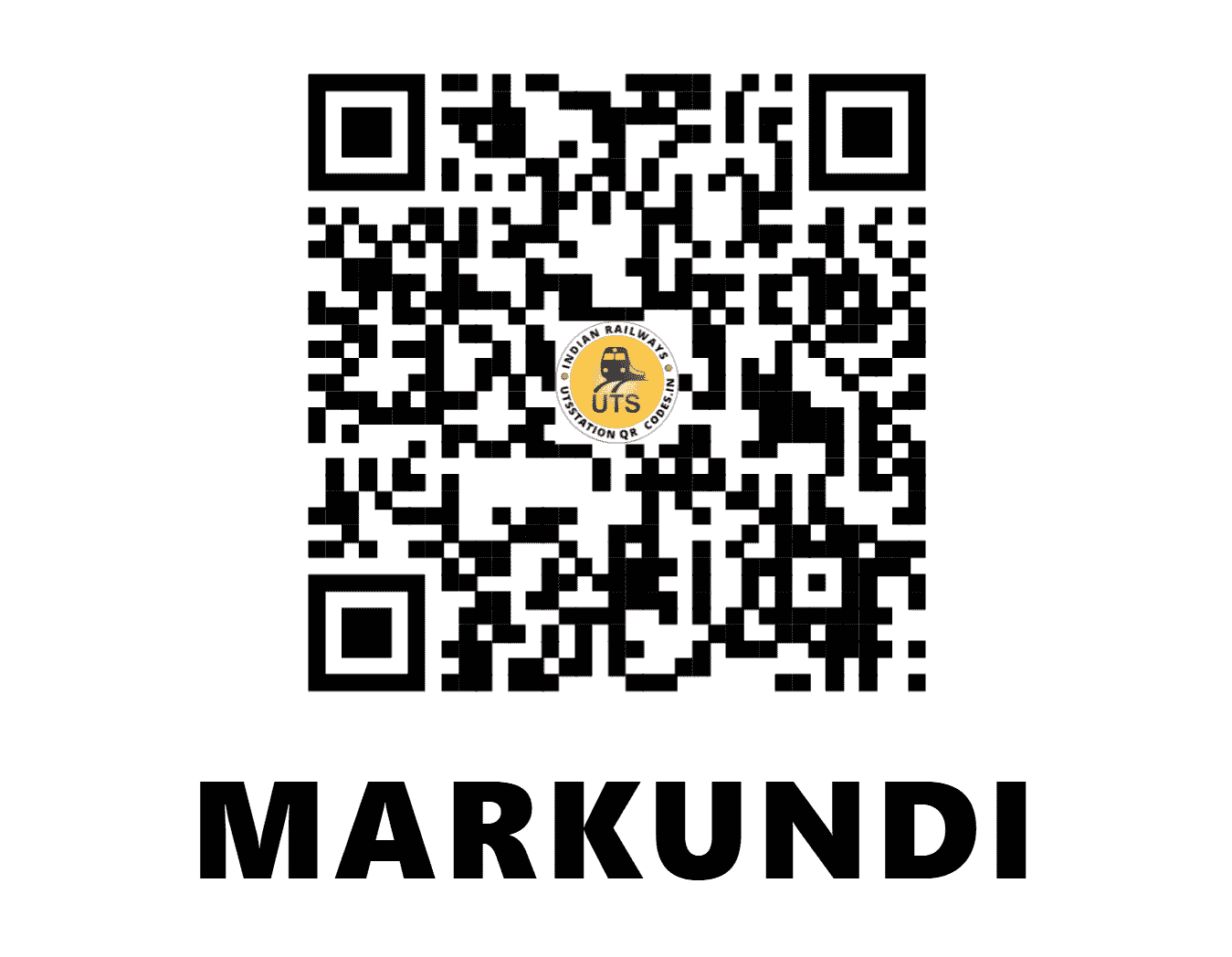 UTS QR Code for MARKUNDI - MKD - WC (UTTAR PRADESH)